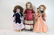 3 antique Germany bisque head dolls