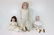 3 antique Germany bisque head dolls
