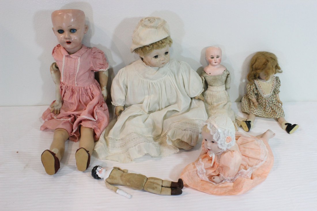 6 dolls; including antique Germany dolls (1 of 9)