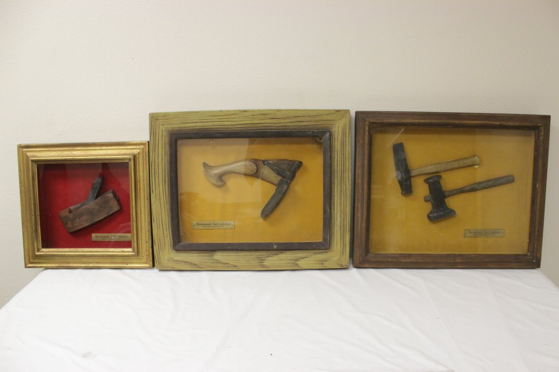 3 framed old tools (1 of 8)