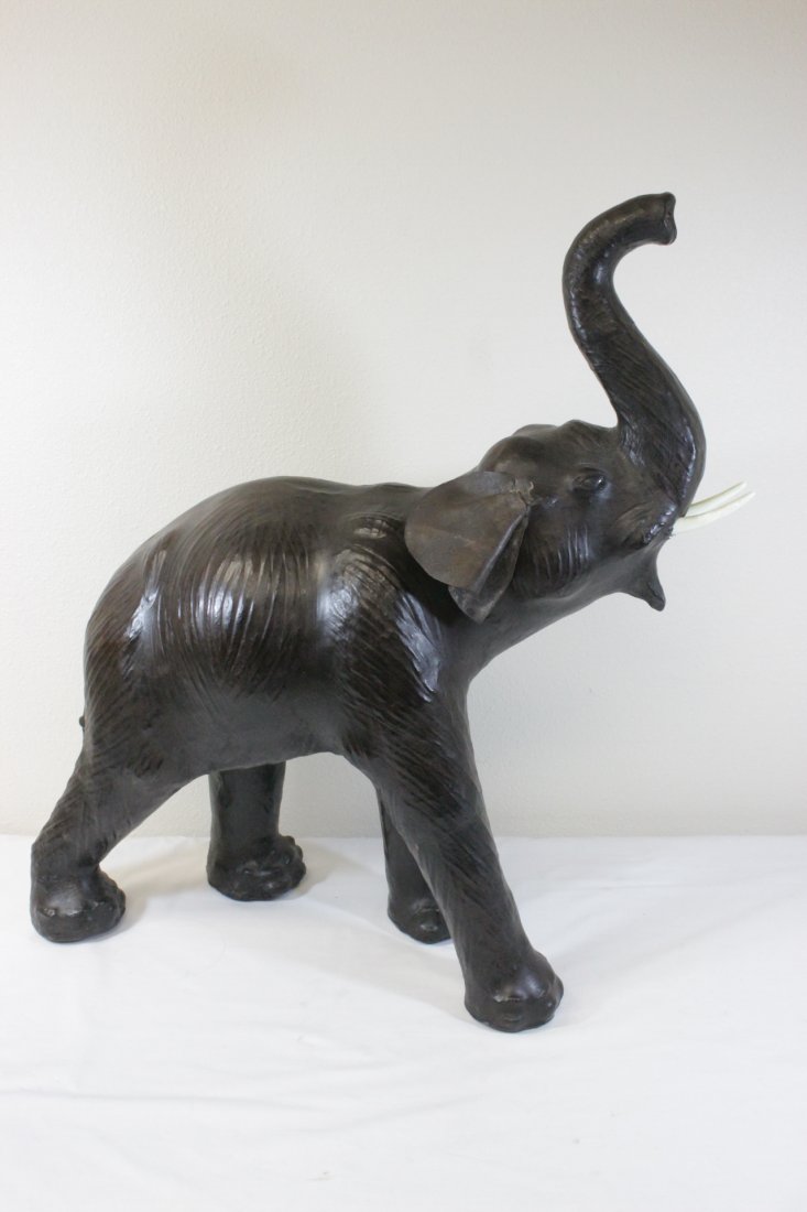 A large leather elephant (1 of 9)