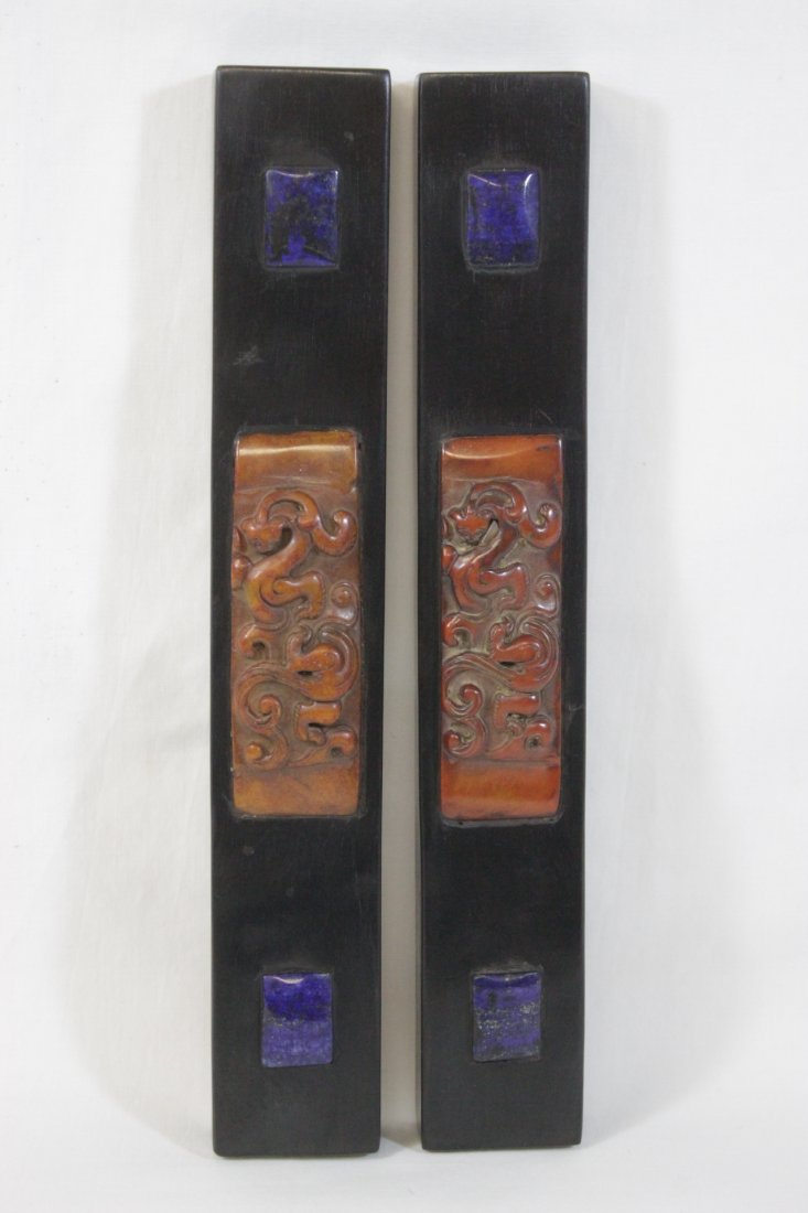 Pair Chinese paper weights (1 of 9)