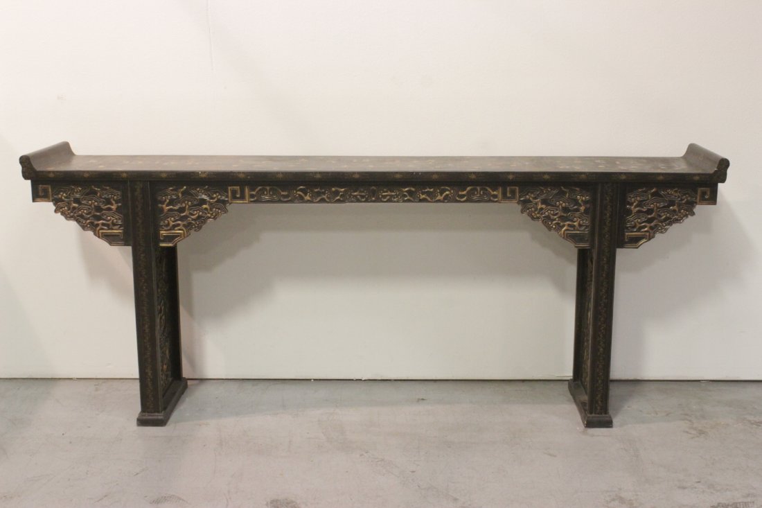 Chinese lacquer altar table (1 of 10)