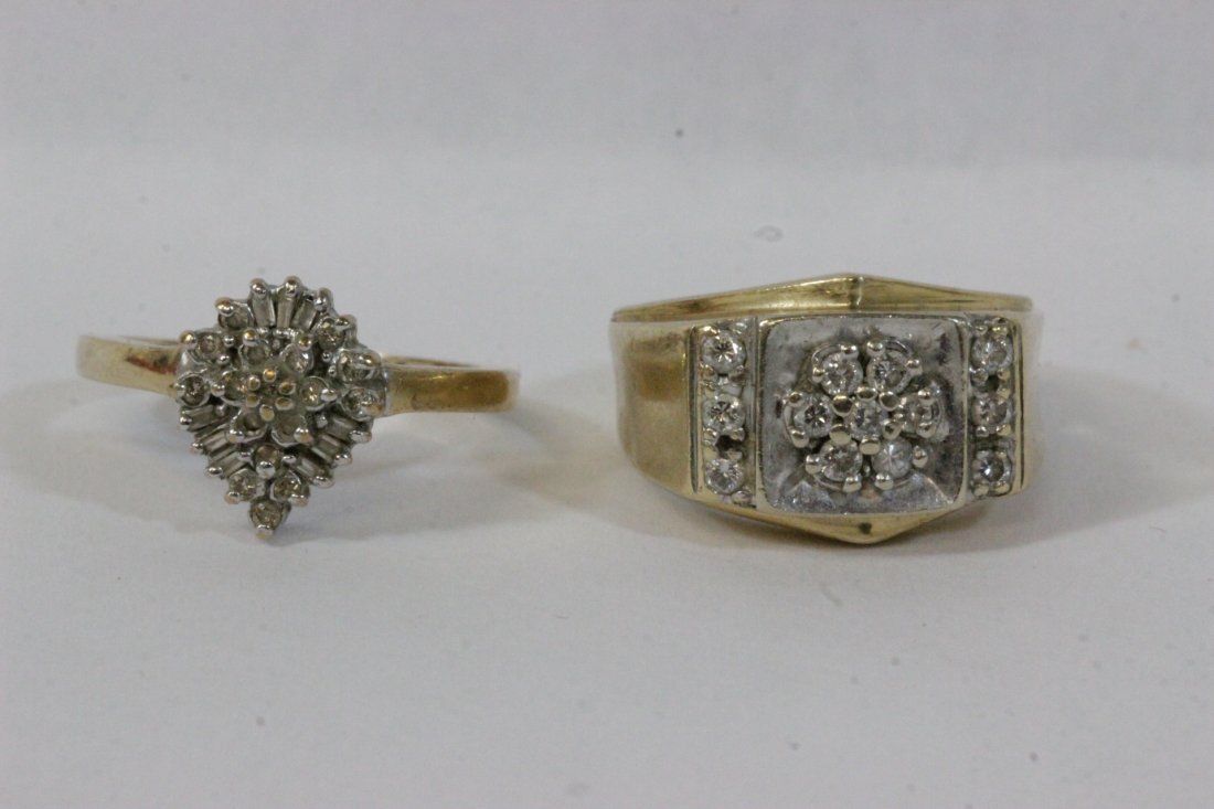 2 gold diamond rings (1 of 10)