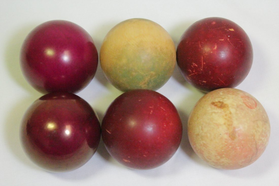 6 antique ivory carved balls: 6 antique ivory carved balls, 2"dia each , NO INTERNATIONAL SHIPPING OF IVORY