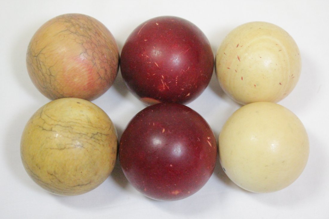 6 antique ivory carved balls: 6 antique ivory carved balls (some ball have hole), 1.9"dia(2), 1.85"dia(3), 1.75"dia , NO INTERNATIONAL SHIPPING OF IVORY