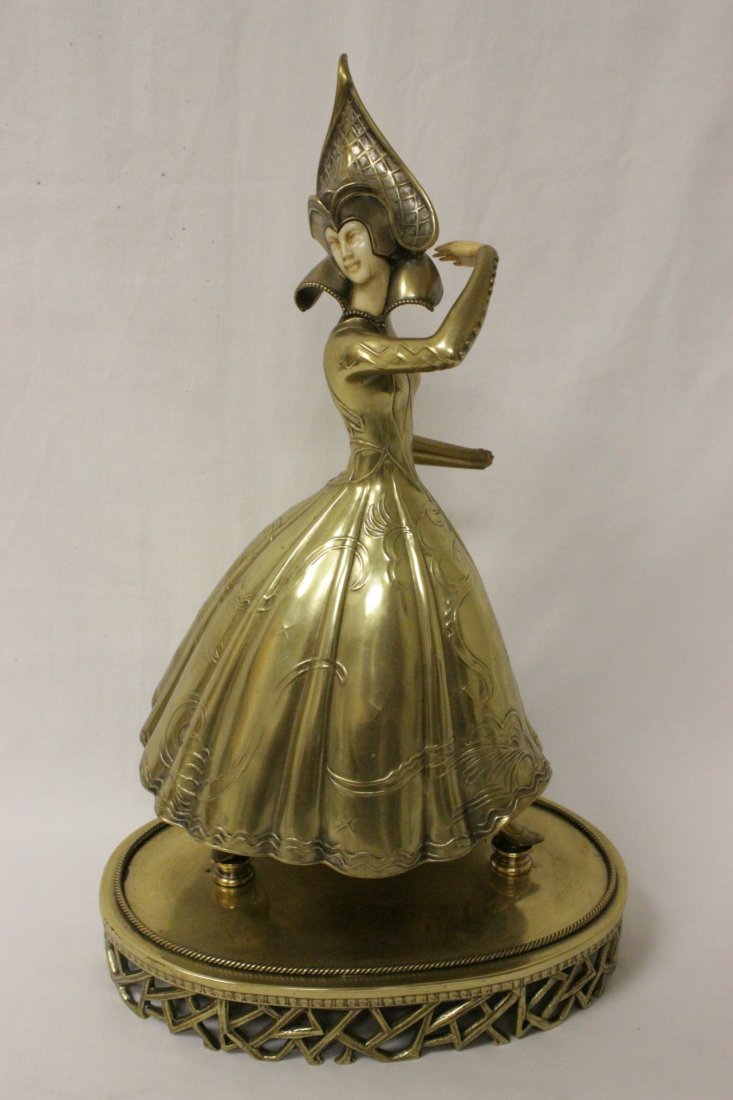 gilt bronze & ivory sculpture by Gerda Iro Gerdago (1 of 10)