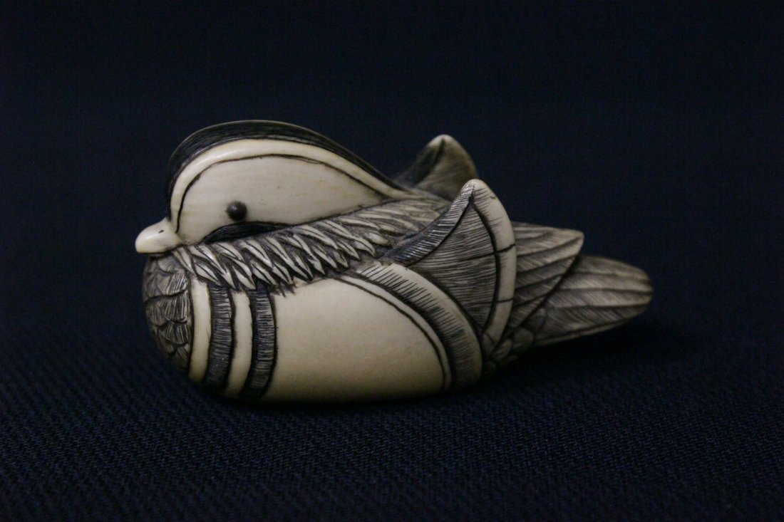 Early 20th c. Japanese ivory carved netsuke (1 of 9)