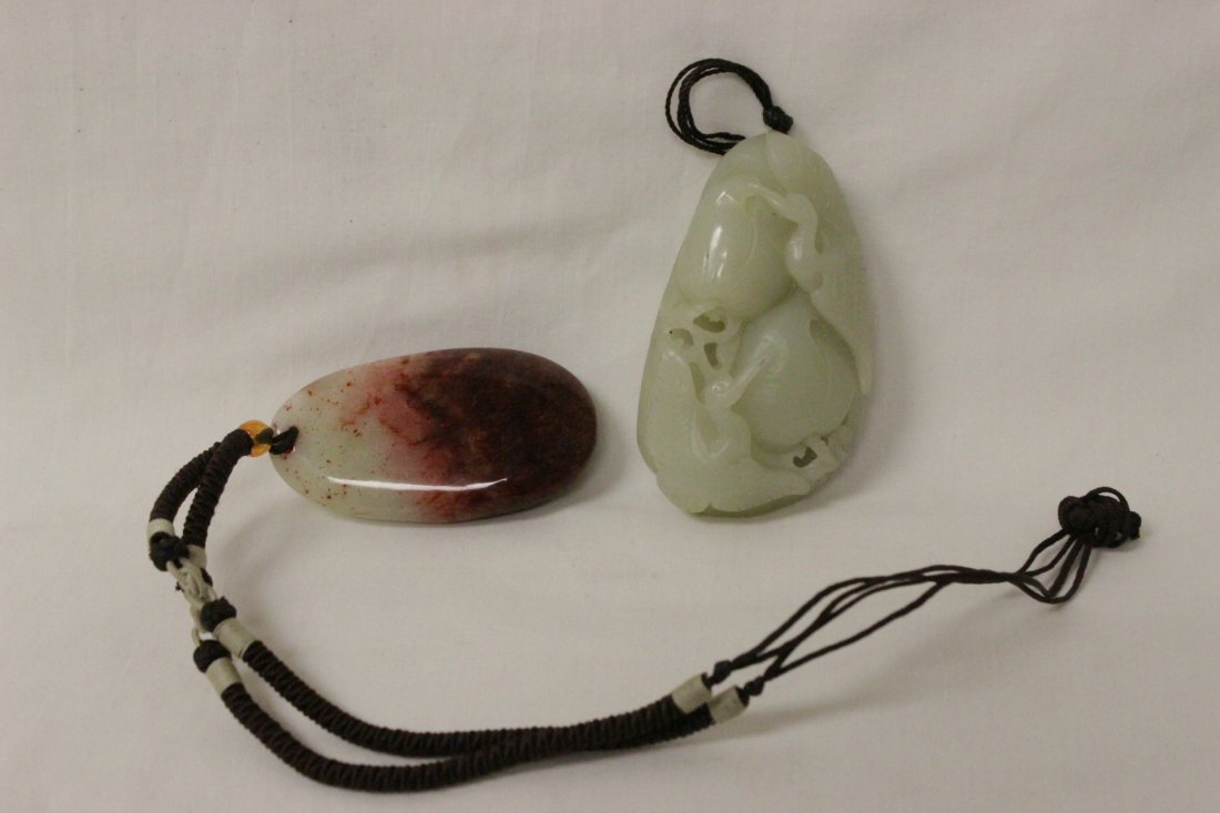 2 jade carved ornament (1 of 10)