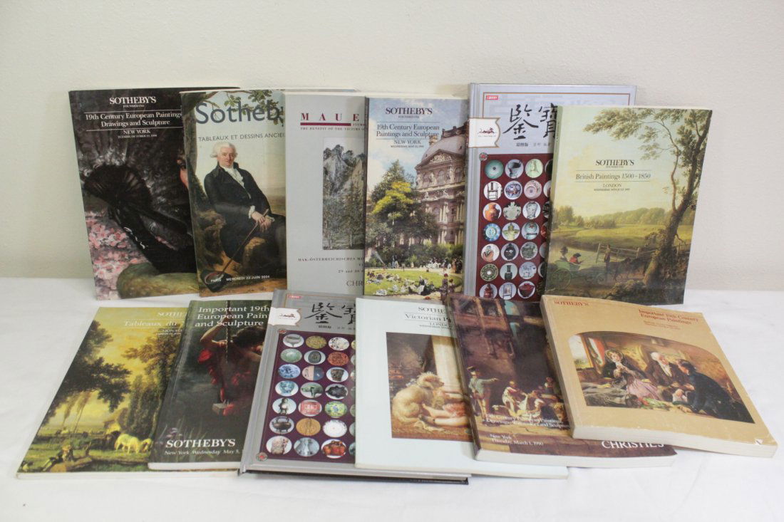 Lot of reference books and early Sotheby's catalogs (1 of 10)