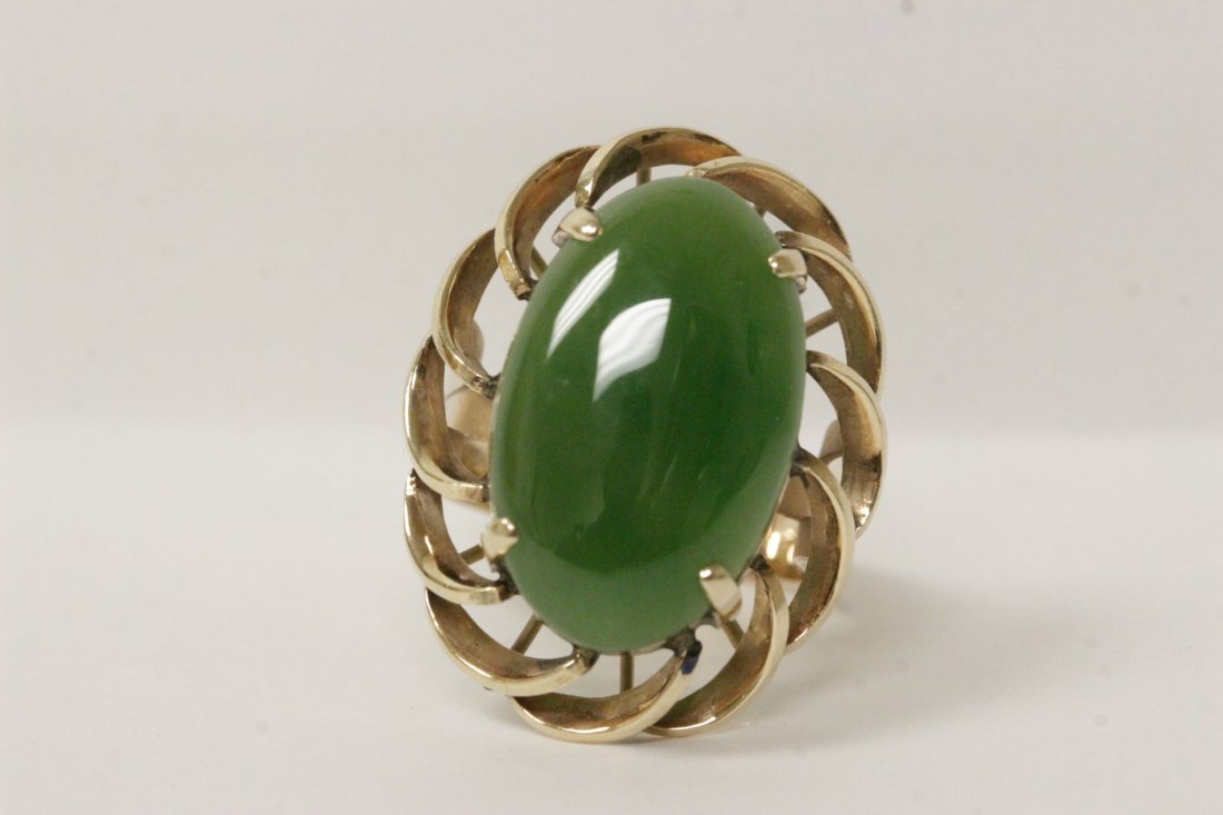 14K Y/G jadeite ring (1 of 9)