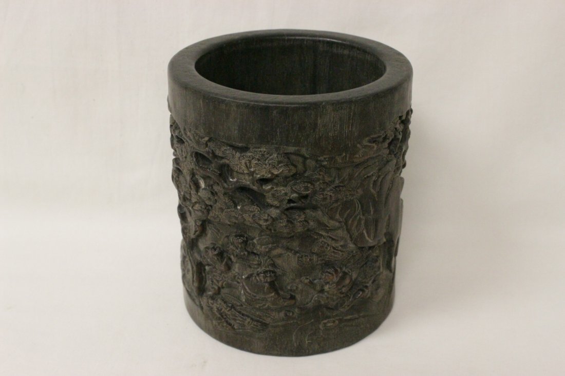 Chinese vintage bamboo brush holder (1 of 10)