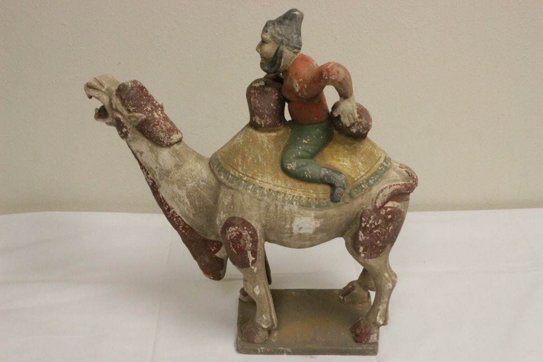 Sancai style pottery sculpture (1 of 9)