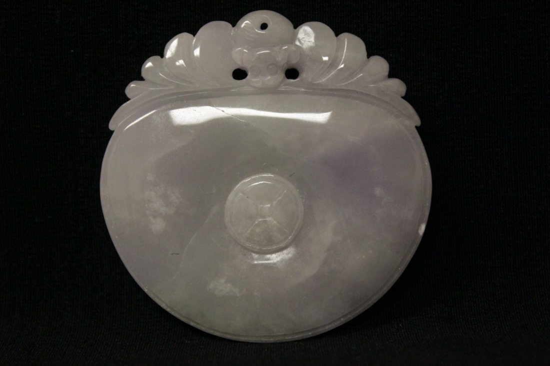 A fine lavender jadeite bangle bracelet (1 of 9)