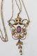 Victorian 10K amethyst & pearl pendant w/ necklace - 6