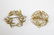 2 Victorian 9K Y/G brooches