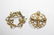 2 Victorian 9K Y/G brooches - 2