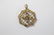 Victorian 9K rose gold pendant w/ garnet & pearls - 6