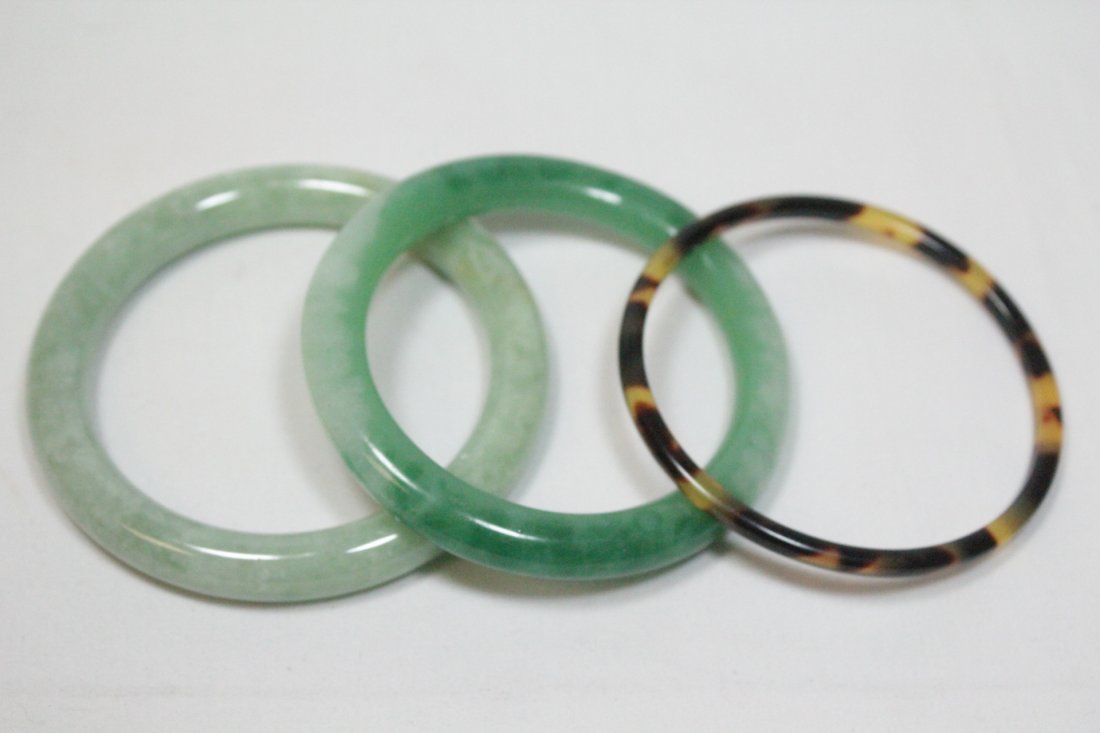 3 Chinese bangle bracelets (1 of 10)