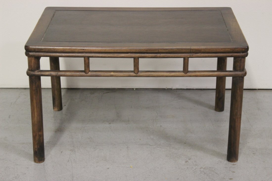 Chinese vintage rosewood rectangular low table (1 of 10)