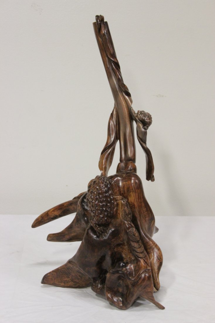 A beautiful huanghuali wood floor ornament (1 of 10)