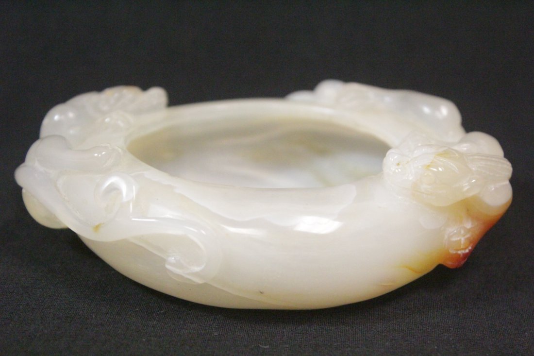 Chinese agate carved brush wash (1 of 10)