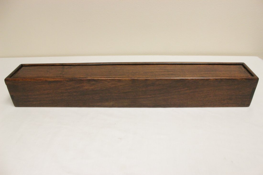 Chinese rosewood scroll box (1 of 10)