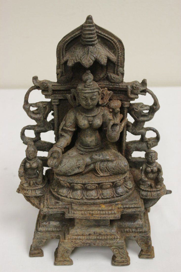 Chinese cast iron sculpture (1 of 10)