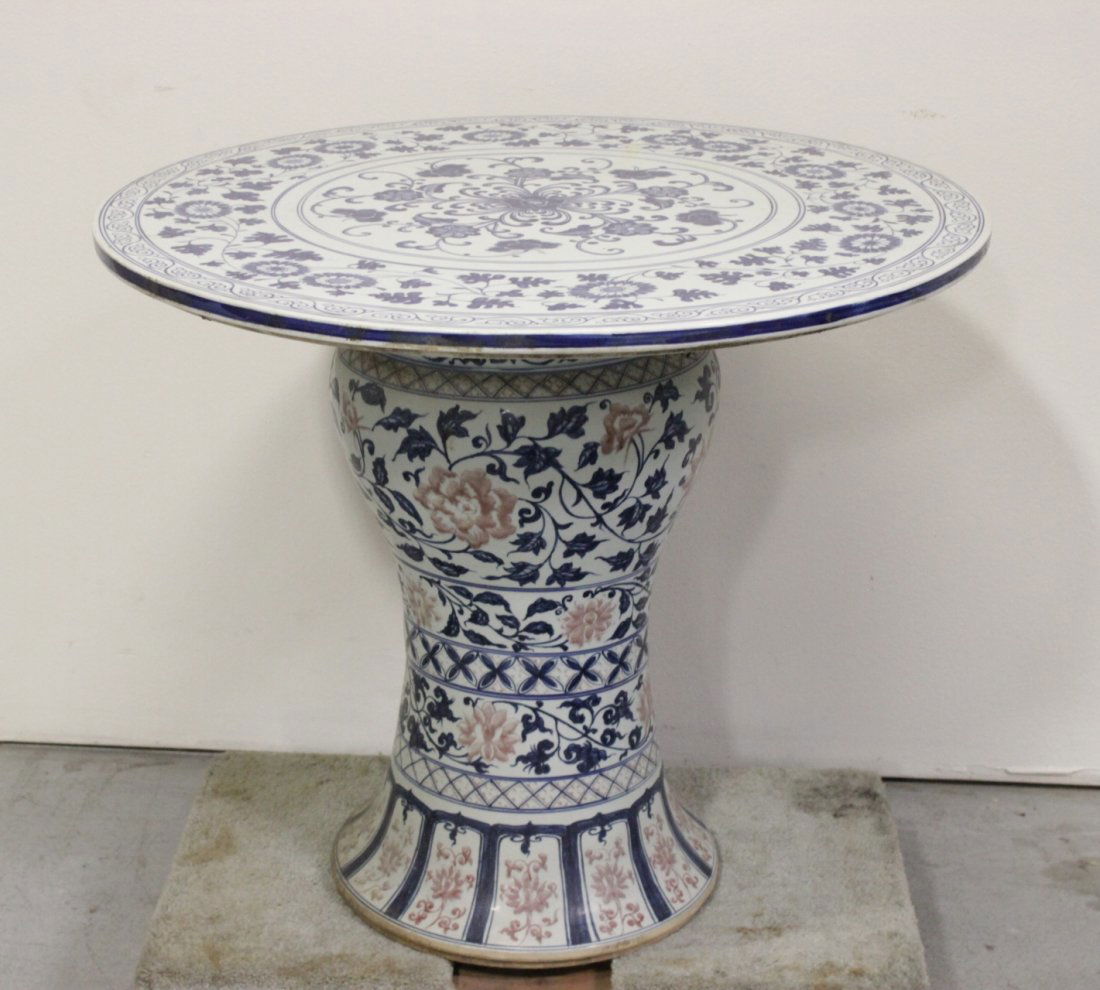 Chinese porcelain round table (1 of 10)