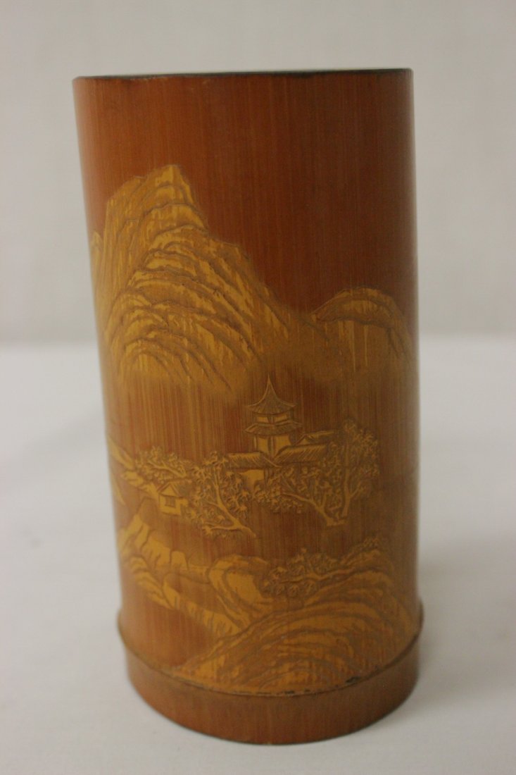 Chinese bamboo brush holder (1 of 10)