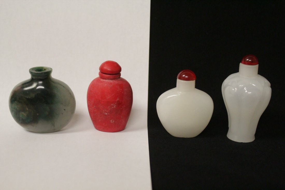 4 Peking glass snuff bottles (1 of 10)