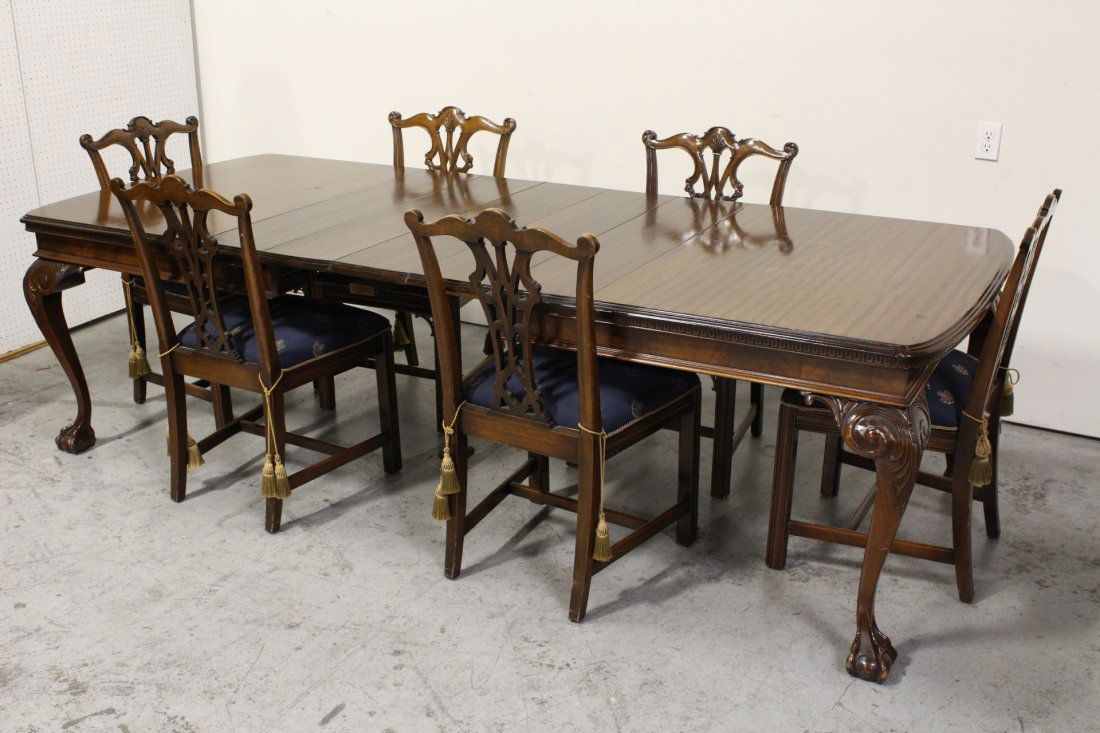 mahogany dining room set (1 of 10)