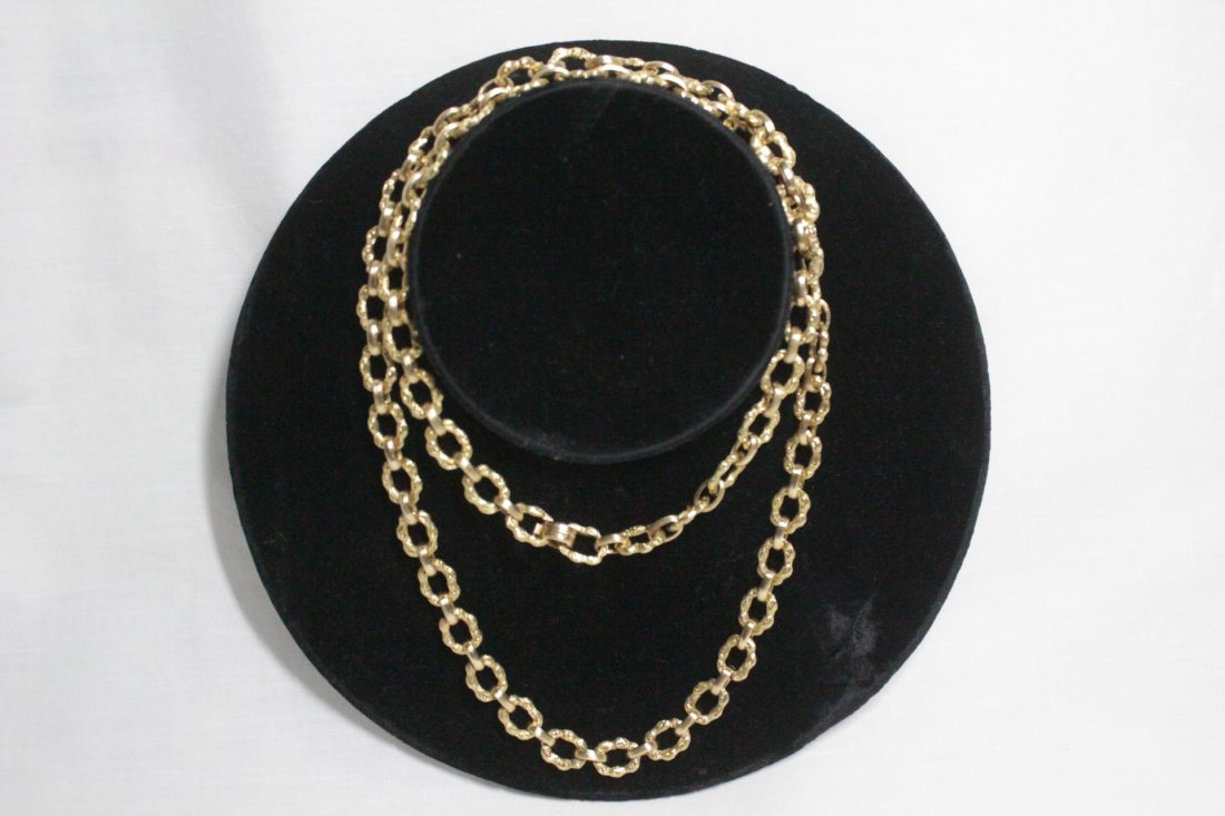 18K Y/G fancy link necklace by Van Cleef & Arpels (1 of 10)