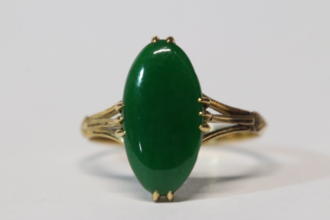 18K Y/G jadeite ring (1 of 10)