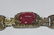 Chinese silver tourmaline jadeite bracelet - 3