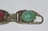 Chinese silver tourmaline jadeite bracelet - 4