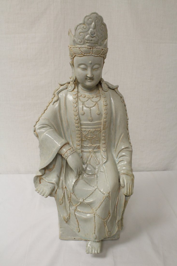 Chinese Song yingqing style porcelain Buddha (1 of 9)