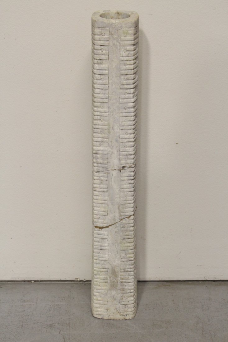 Large Chinese jade stone carved gong, repair (1 of 10)