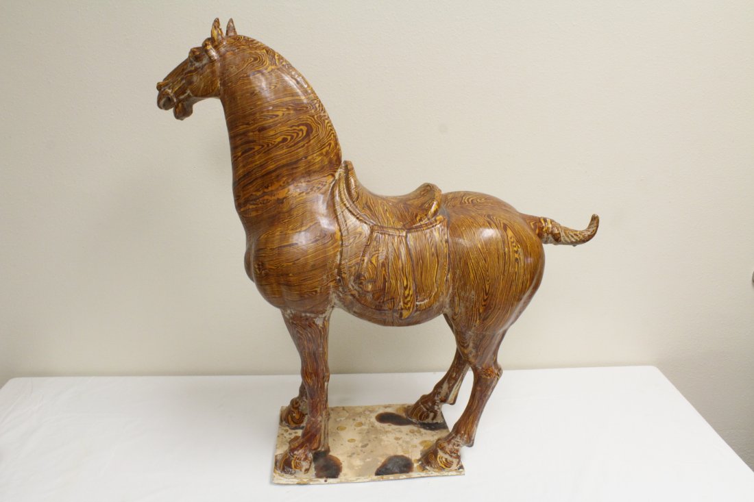 A large Tang jiaotai pottery horse (1 of 10)