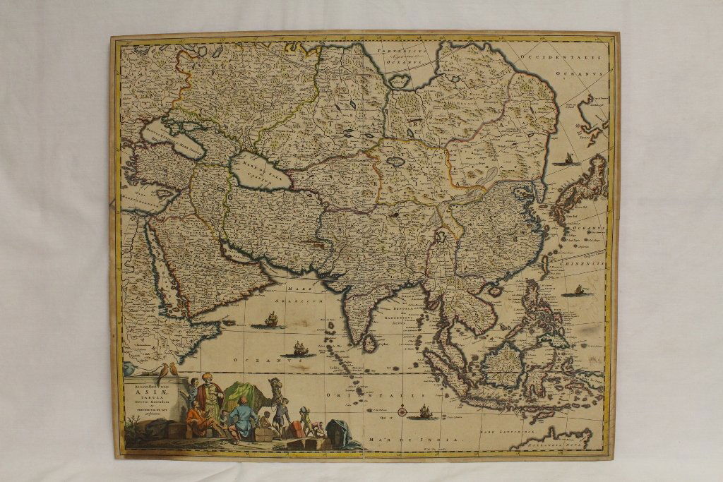 An important map of Asia, c1680 by Frederick De Wit (1 of 10)