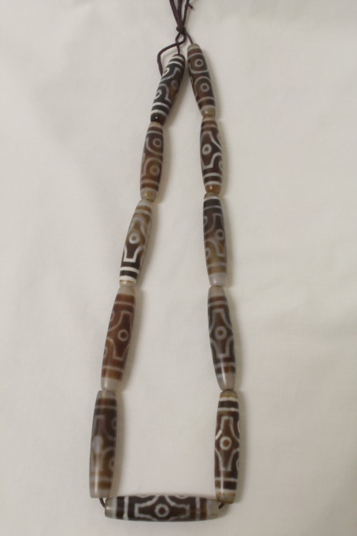 Dzi bead like stone necklace (1 of 10)