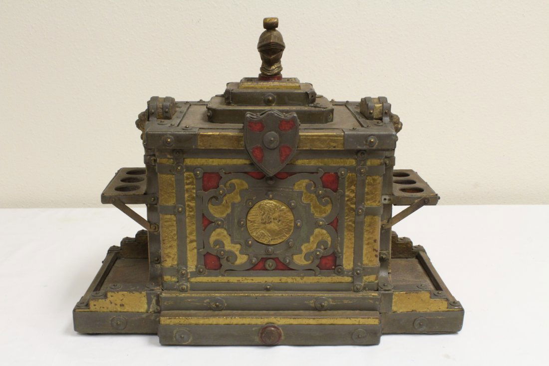 A rare antique British humidor by Alfred Dunhill (1 of 10)