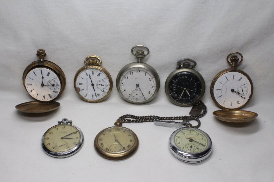 8 pocket watches (1 of 10)