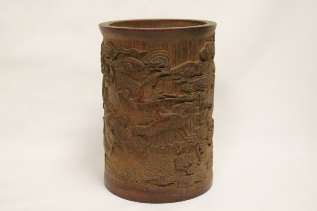 Chinese bamboo brush holder (1 of 10)