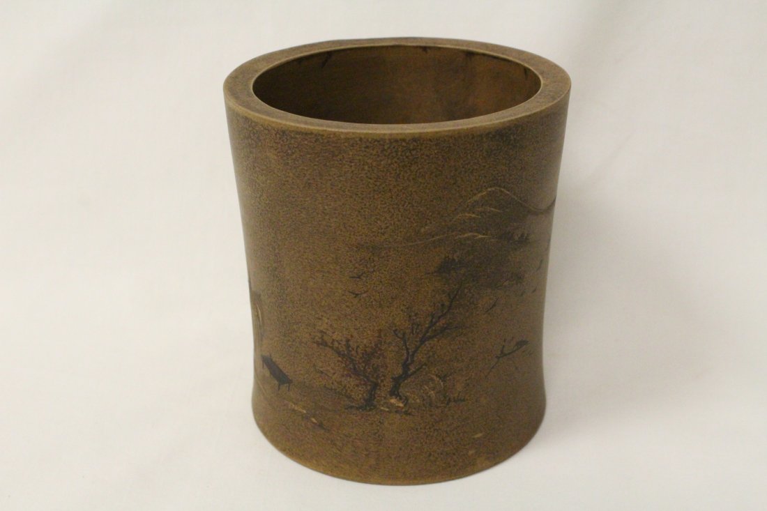 Chinese Yixing clay brush holder (1 of 10)