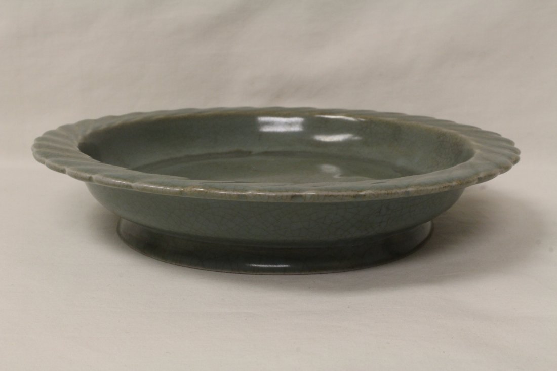 Song style celadon small plate (1 of 10)
