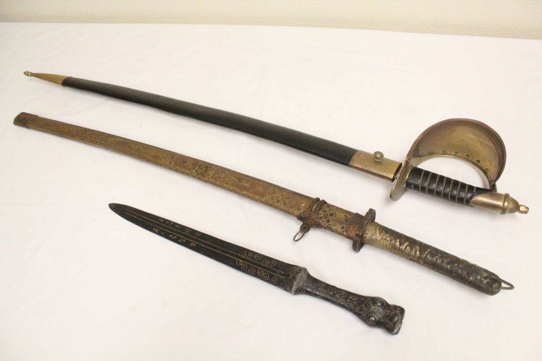 Three 20th century edged weapons (1 of 10)