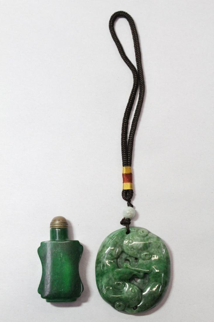 2 jadeite like stone items (1 of 10)