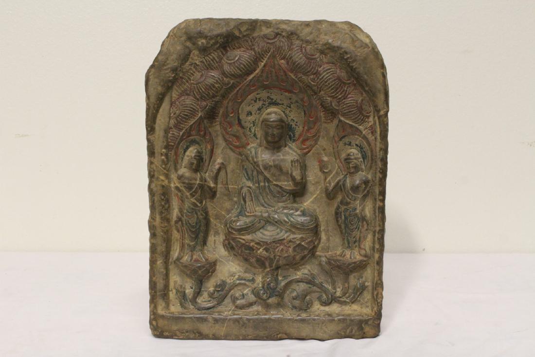 Chinese stone plaque (1 of 9)