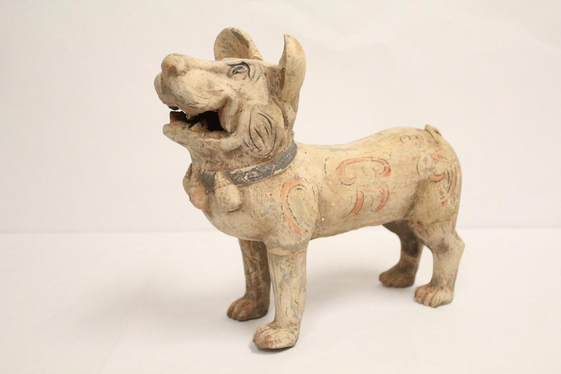 Han style pottery dog (1 of 10)